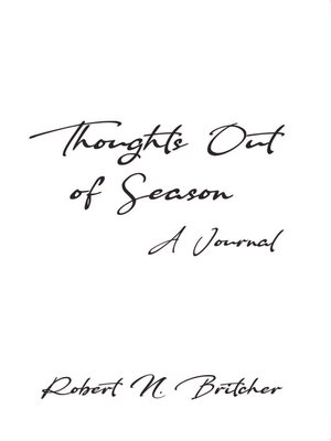 cover image of Thoughts Out of Season